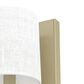 Hunter Briargrove 1-Light Wall Sconce in Painted Modern Brass, , large