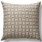 Ann Gish Collonade 24" x 24" Square Throw Pillow in Silver, , large