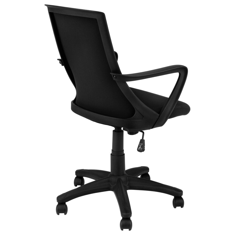 Monarch Specialties Office Chair in Black Mesh, , large