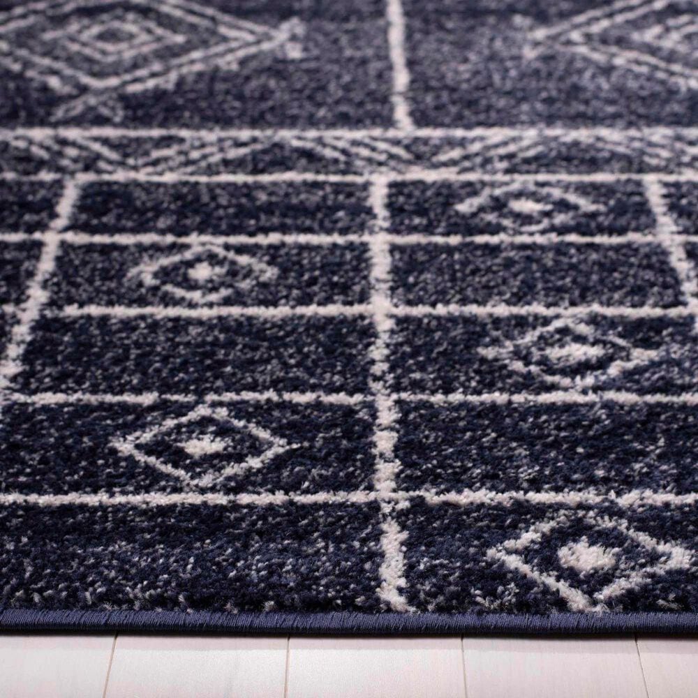 Safavieh Adirondack ADR206N 4&#39; x 6&#39; Navy and Silver Area Rug, , large