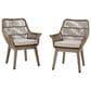 Ashley Beach Front Patio Arm Chair in Beige (Set of 2), , large