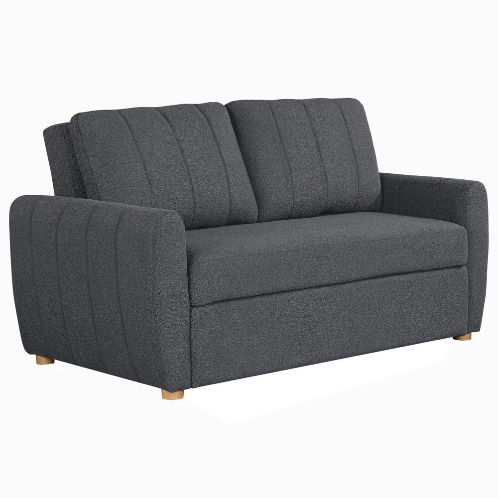Lifestyle Solutions Galloway Convertible Sofa in Charcoal, , large