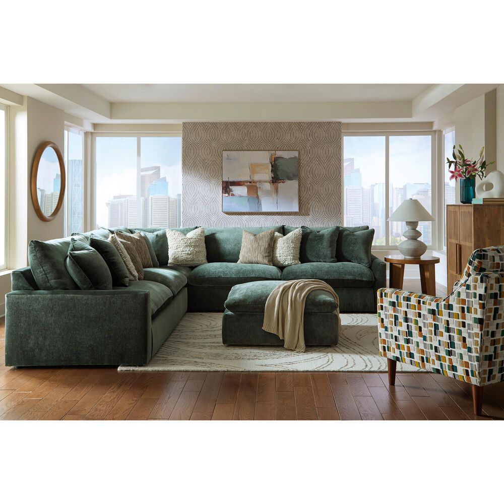 ASHLEY Carriage View 3-Piece L-Shaped Sectional in Jade, , large