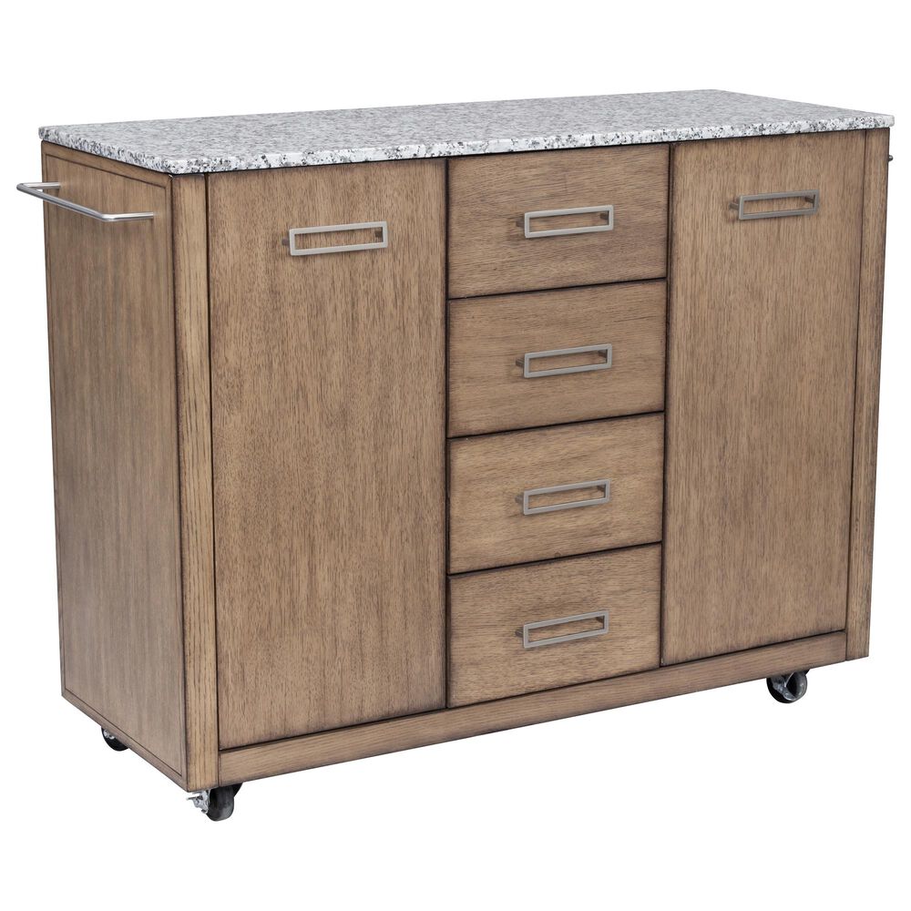 Homestyles Big Sur Kitchen Cart in Brown, , large