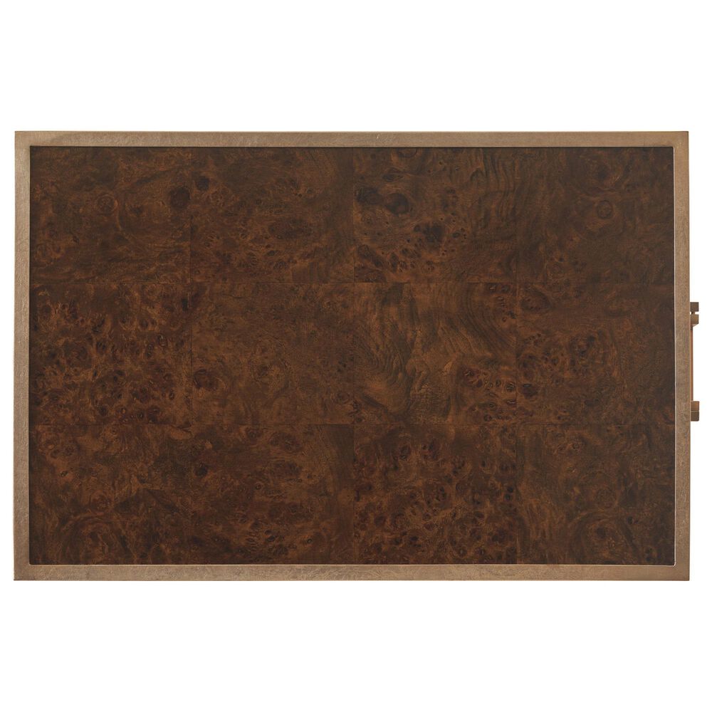 Lexington Home Brands Rendevous Shelton Box On Stand End Table in Chester and Rose Gold, , large