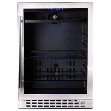 Azure 5.6 Cu. Ft. Glass Door Beverage Center in Stainless Steel, , large