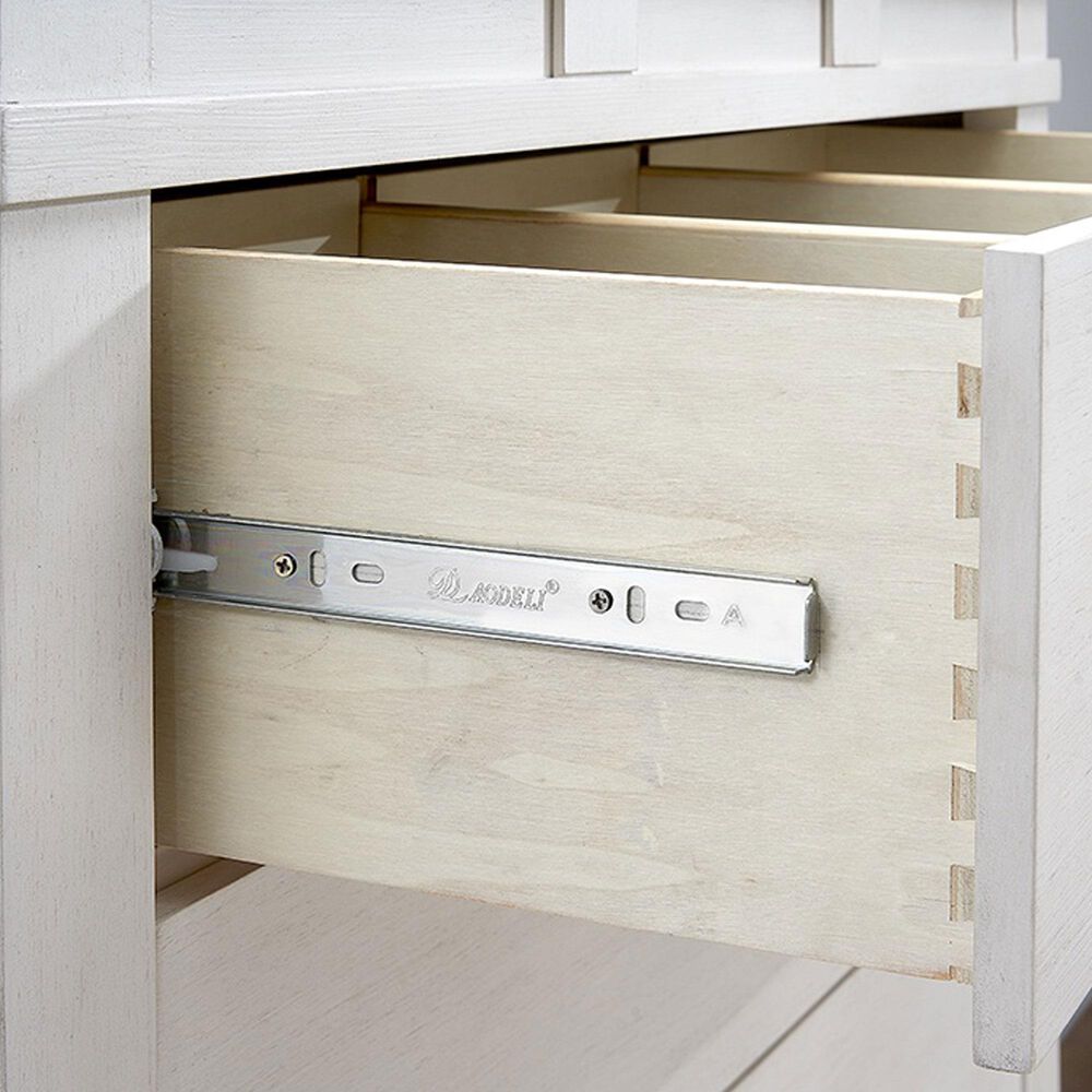 Sorelle Furniture Brookfield 6-Drawer Dresser in Brushed Ivory, , large