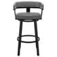 Armen Living Cohen 26" Swivel Counter Stool in Gray, , large