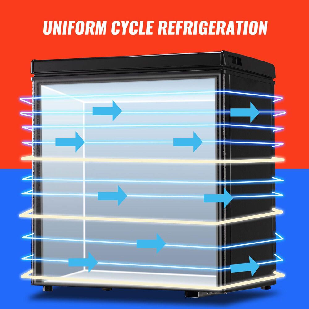 HOMLUX 5 Cu. Ft. Deep Chest Freezer with Removable Basket in Black, , large