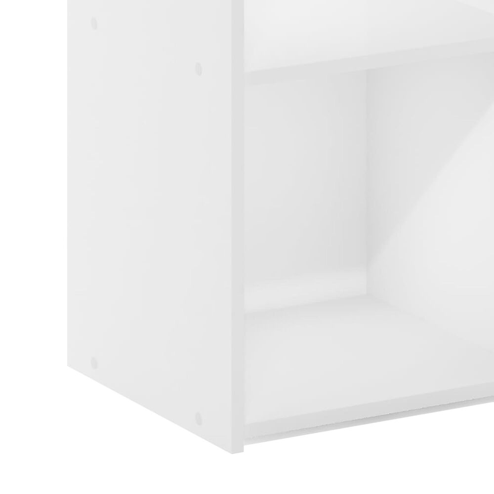 HOMLUX 2-Cube Open Shelf Bookshelf in White, , large