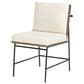 Four Hands Westgate Crete Dining Chair with Savile Flax Cushion in Black, , large