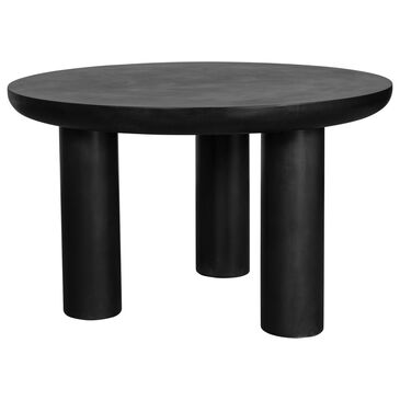 Moe"s Home Collection Rocca Round Dining Table in Black - Table Only, , large