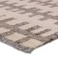 Jaipur Hadi Emir 5" x 8" Feather Gray, Bungee Cord and Almond Milk Area Rug, , large