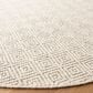 Safavieh Natura NAT503A 7" Round Ivory and Light Grey Area Rug, , large
