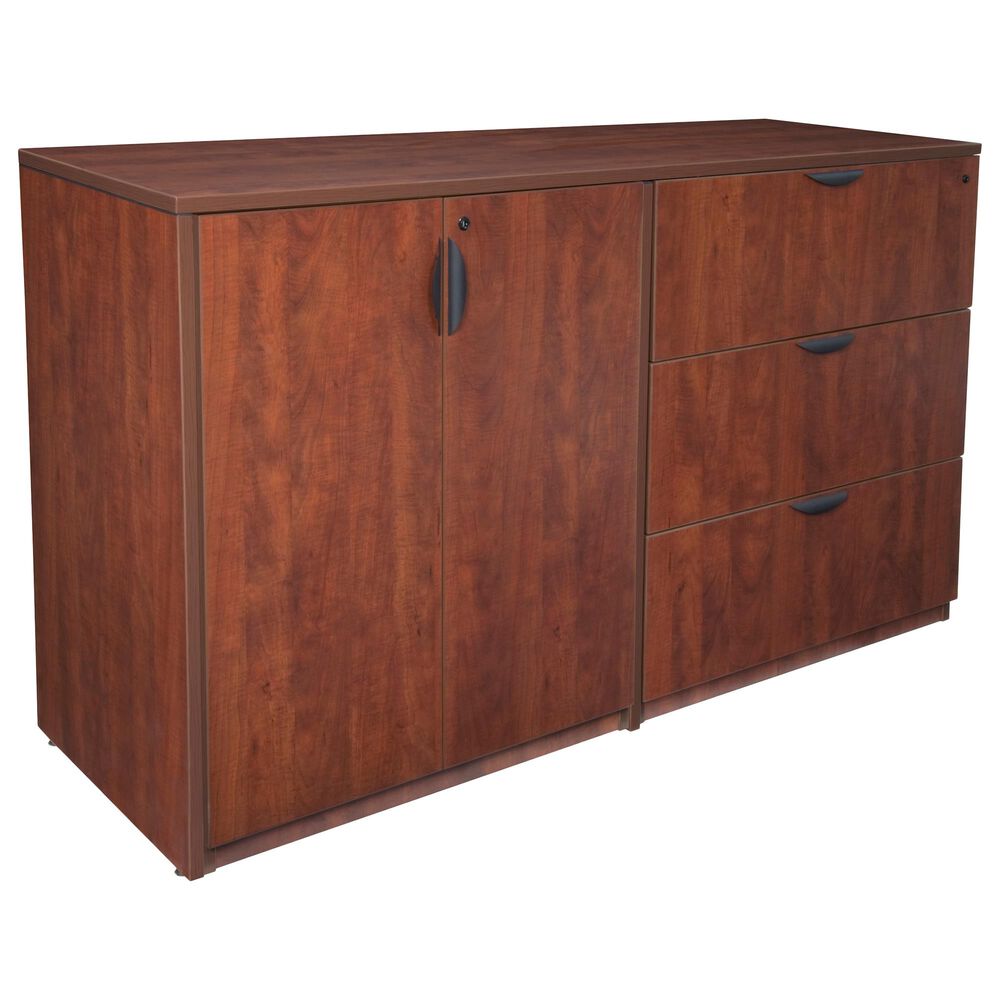 Regency Global Sourcing Legacy Stand Up Side to Side Storage Cabinet & File in Cherry, , large