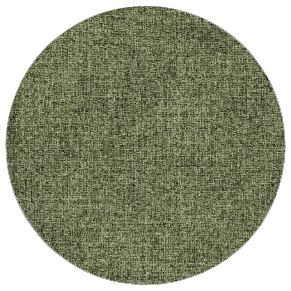 Dalyn Rug Company Voyage VY1 Olive 8" Round Area Rug, , large