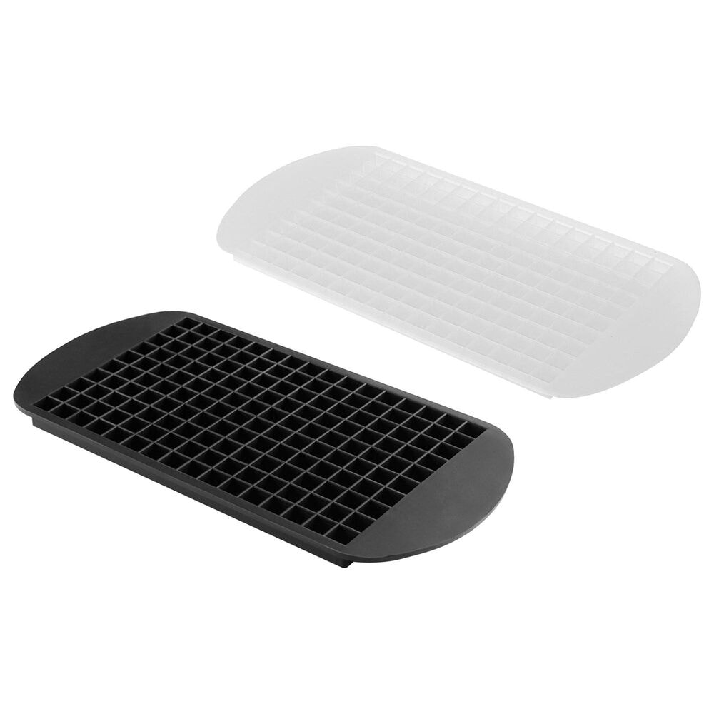 HIC Kitchen Mini Ice Cube Trays in Black and White (Set of 2), , large