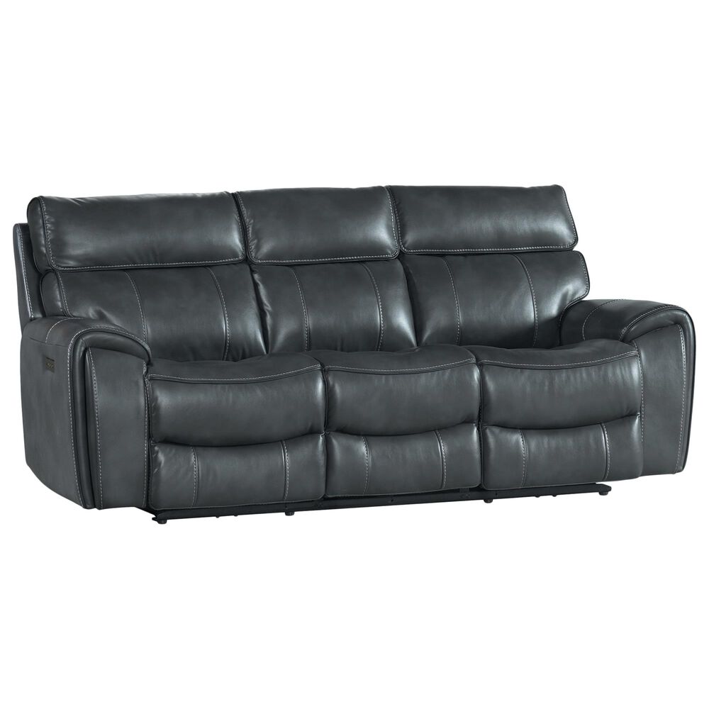 Hawthorne Furniture Summit Power Reclining Sofa with Power Headrest in Bolero Slate, , large