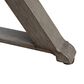 Hearth and Haven Outdoor Dining Bench with X-Shape Legs in Dark Gray, , large