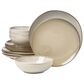 Lenox Oneida Organic Shades Oatmeal 12-Piece Dinnerware Set in Natural, , large