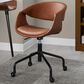 Lumisource Curvo Task Chair with Camel Cushion in Black, , large