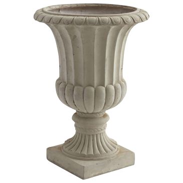 Nearly Natural Inc 20.25" Large Urn Planter in Gray, , large