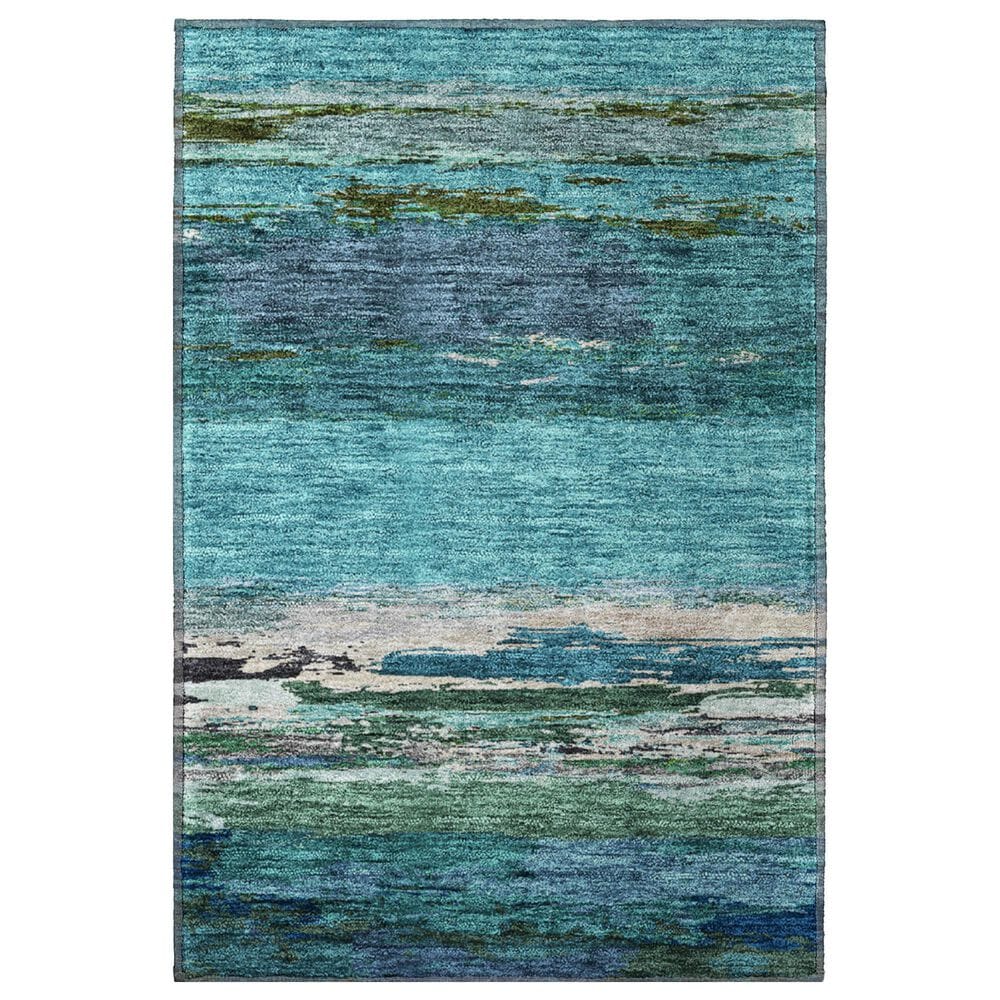 Dalyn Rug Company Trevi TV8 1"8" x 2"6" Teal Area Rug, , large