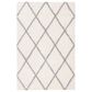 Safavieh Parma Shag PMA515A 2" x 3" Cream and Grey Area Rug, , large