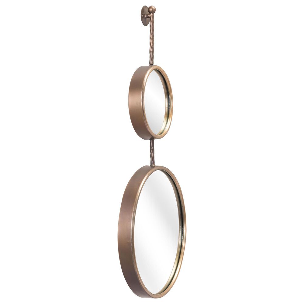 Zuo Modern Mott Mirror in Gold, , large