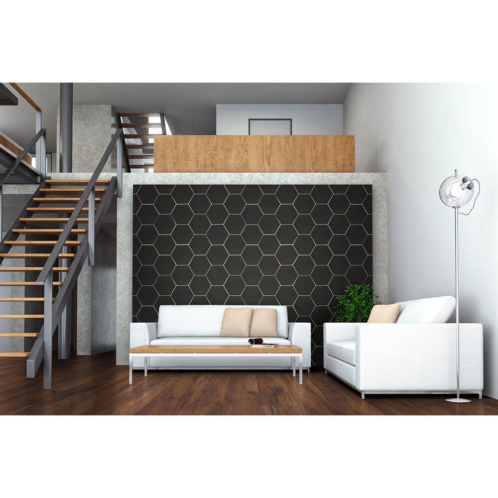 MS International Hexley Graphite 9&quot; x 10&quot; Porcelain Mosaic Sheet, , large