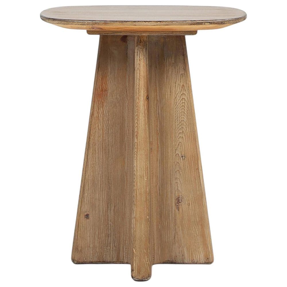 Jennifer Taylor Home Clarence End Table in Antique Natural Brown, , large