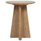 Jennifer Taylor Home Clarence End Table in Antique Natural Brown, , large