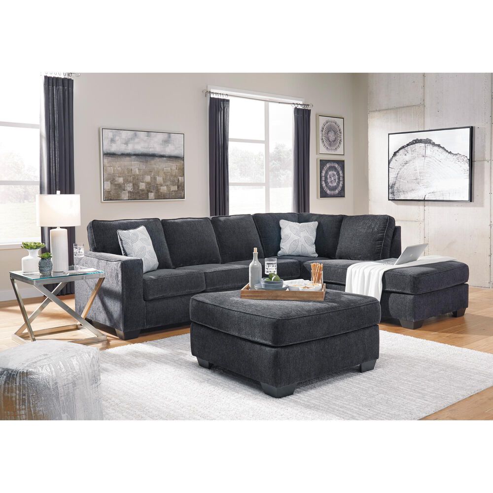 Signature Design by Ashley Altari 2-Piece Right Facing Sectional in Slate, , large