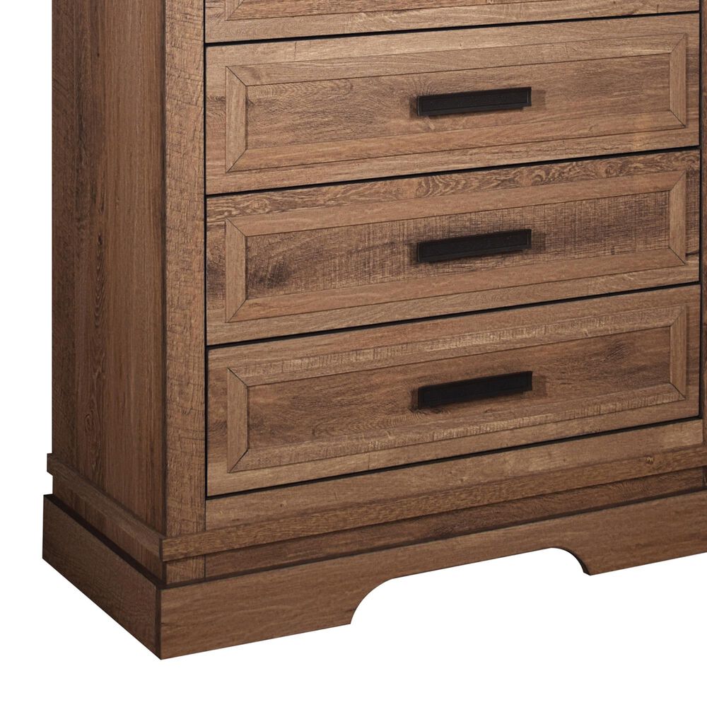 New Heritage Design Coventry Hall 5-Drawer Chest in Pecan, , large