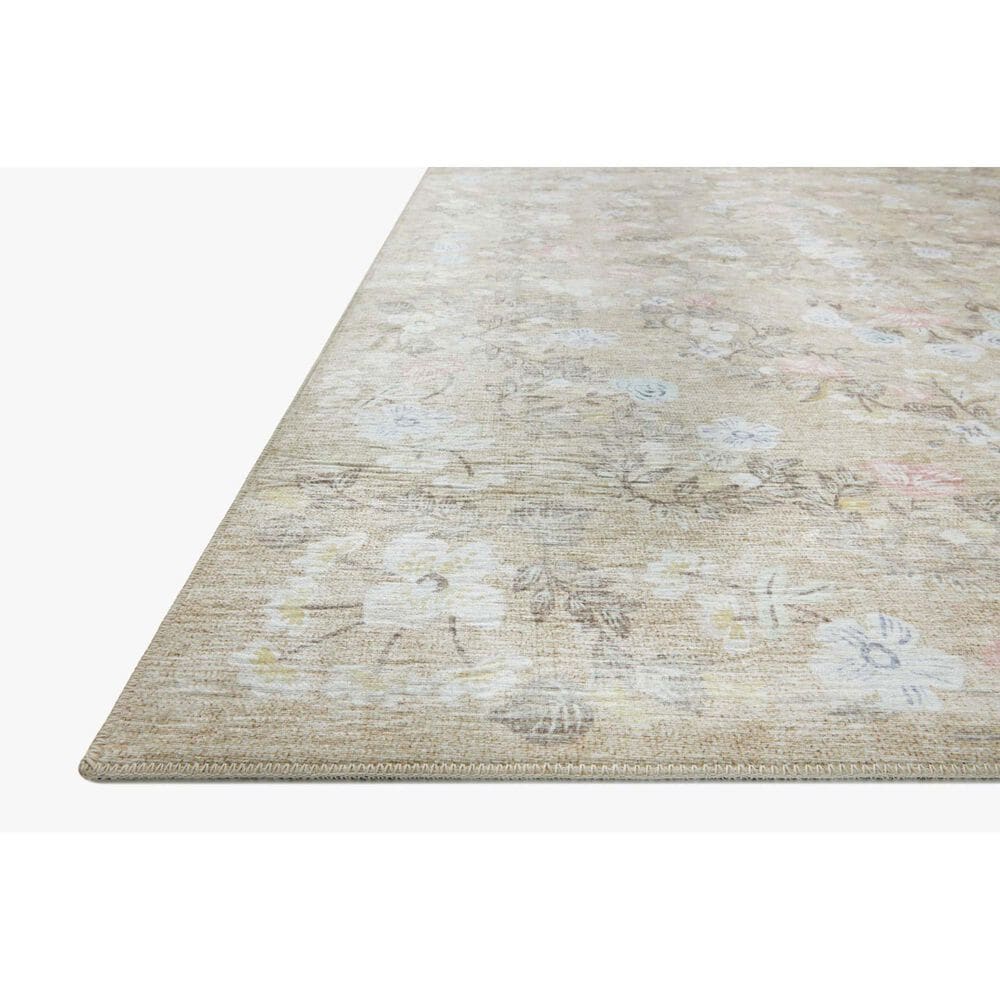 Rifle Paper Co. x Loloi Palais 2&#39;6&quot; x 7&#39;6&quot; Khaki Runner, , large