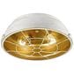 Golden Lighting Bartlett Flush Mount in French White, , large