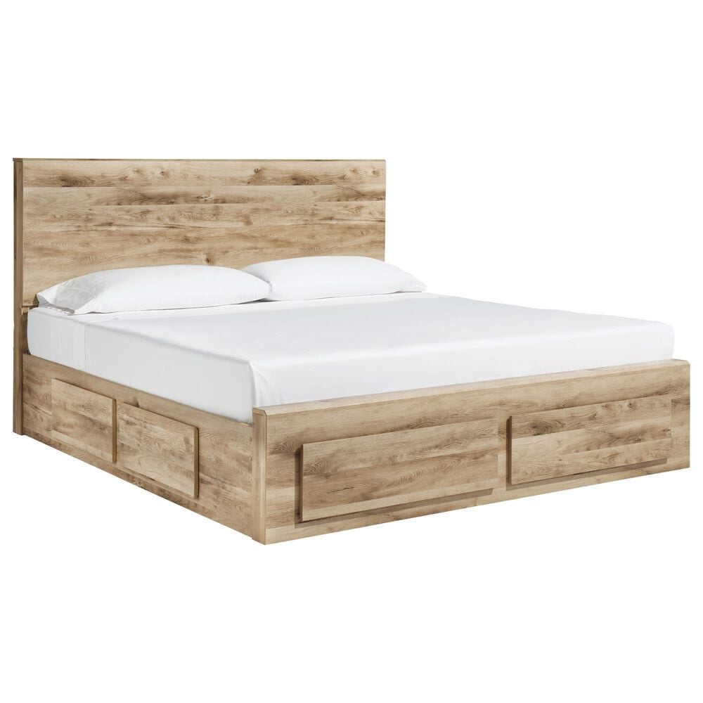 Ashley Hyanna King Storage Bed in Golden, , large