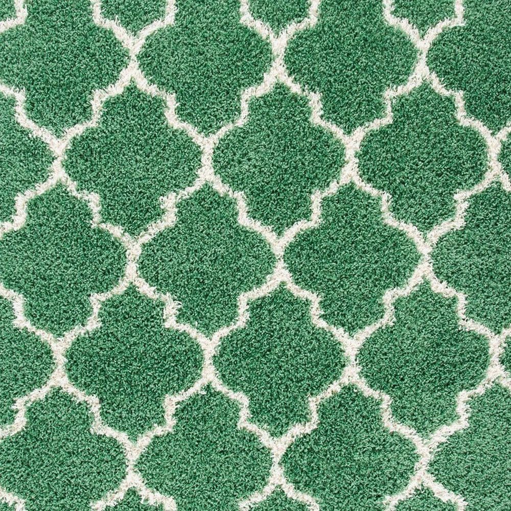Safavieh Venus Shag 9&#39; x 12&#39; Green and Ivory Area Rug, , large