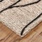 Feizy Enzo 8734F 8" x 11" Black and Taupe Area Rug, , large