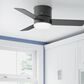 Hunter Minimus Low Profile 44" Ceiling Fan with LED Light in Matte Black, , large