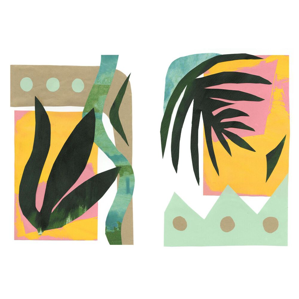 Courtside Market South Beach I & II 2-Piece Canvas Set, , large