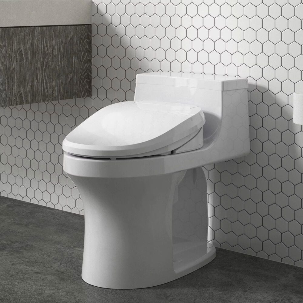 Kohler PureWash 17&quot; M300 Elongated Manual Bidet Toilet Seat in White, , large