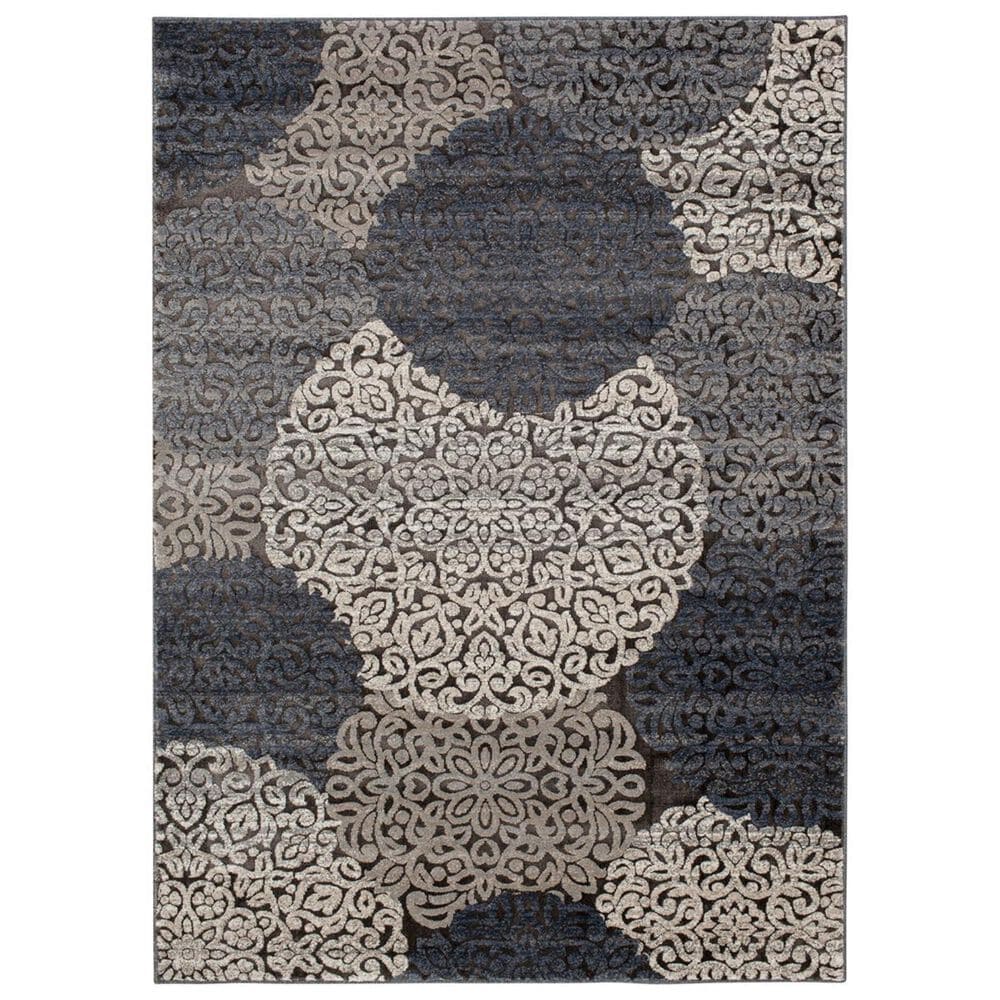 Trisha Yearwood Rug Collection Trisha Yearwood Enjoy Mallory 5" x 7"6" Chalk and Nightfall Area Rug, , large