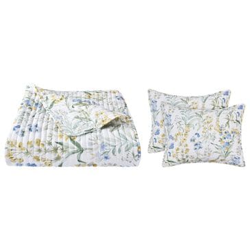 J. Queen Bold Tallulah 3-Piece King/California King Quilt Set in Blue, , large