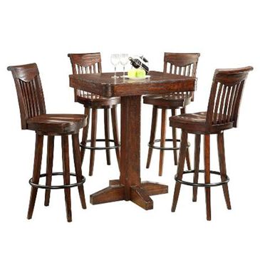 Radius Pub Table Set in Brown, , large