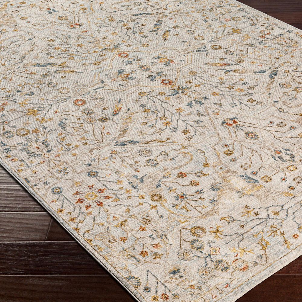 Surya Reina Light Gray, Denim, Cream, Tan, Light Brown, Rust, Mustard and Olive 12' x 15' Area Rug, , large