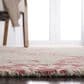 Safavieh Micro-Loop 4" x 6" Pink and Beige Area Rug, , large