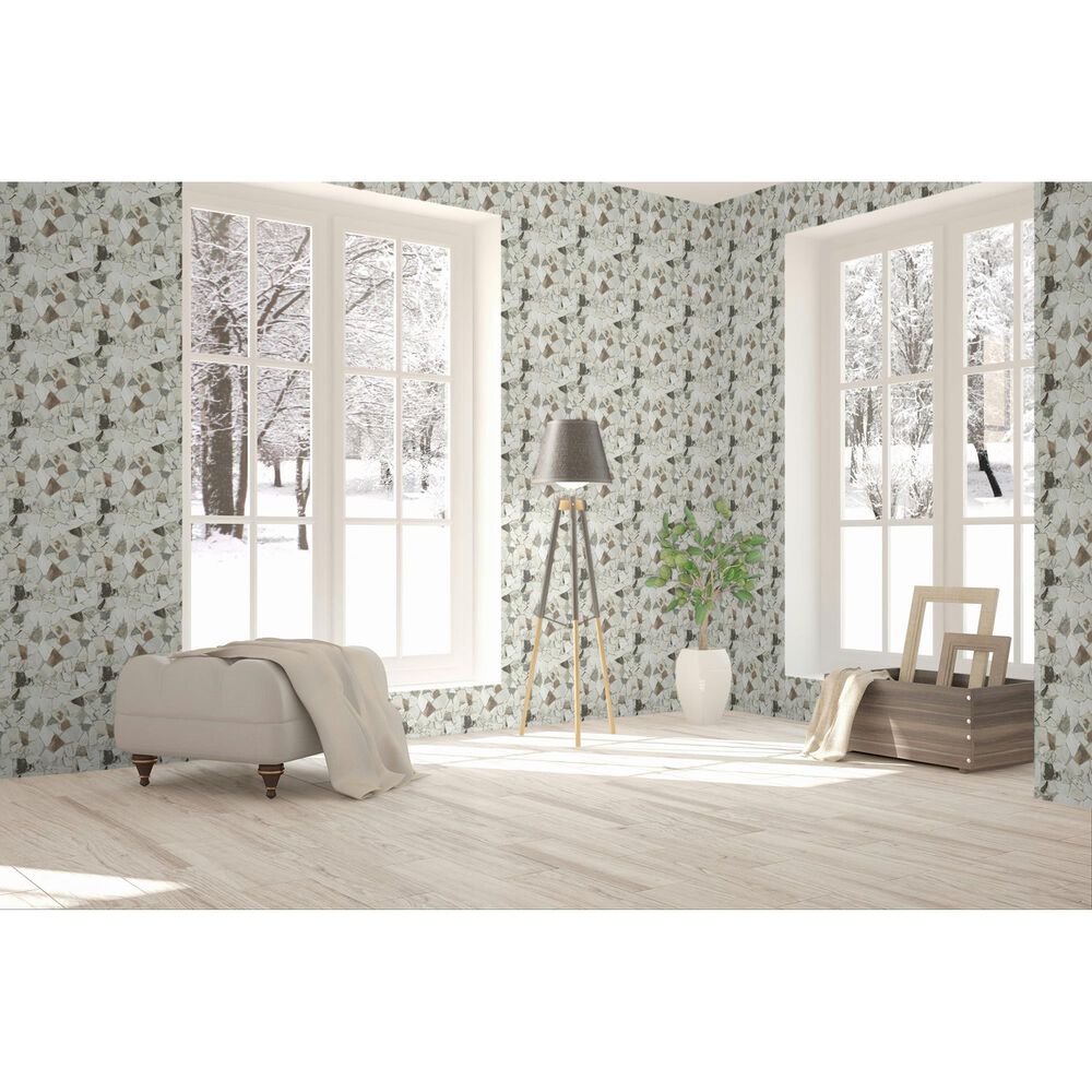 Dal-Tile Gamma Illusive 13&#39;&#39; X 13&#39;&#39; PEBBLE Natural Stone Mosaic Sheet, , large