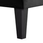 HOMLUX 65" Futon Sleeper Sofa Bed with Adjustable Backrest and Cup Holders in Black, , large