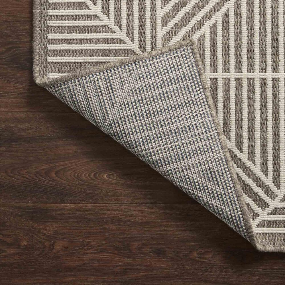 Loloi II Rainier RAI-03 9&#39;2&quot; x 12&#39;2&quot; Natural and Ivory Indoor/Outdoor Area Performance Rug, , large